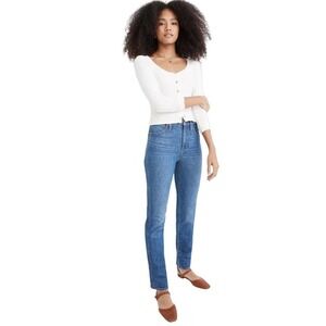 MADEWELL STOVEPIPE FULL-LENGTH JEANS IN STYLER WASH NWT WOMEN'S SIZE 25‎